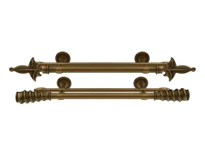 Curtain Rods No5 3D model