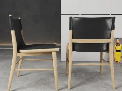 Chair Jens SJ51B  3D model