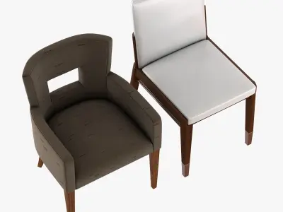 2zero6 bardot and rogue chair 3D model