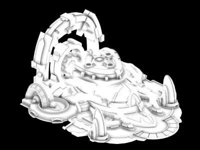 War-training ground 02 3D model