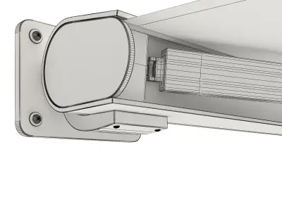 Mechanical sunshade 3D model