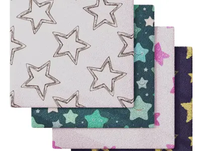 Kids Carpet Set 36 3D model