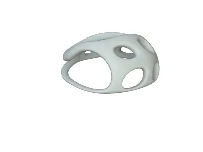SciFi Cube Object No 45853 Low Poly Shape Low-poly 3D model
