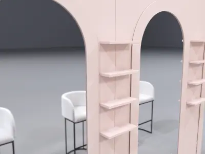 Pop Up Stand 3 3D model