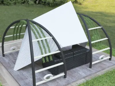 outdoor seating 3D model