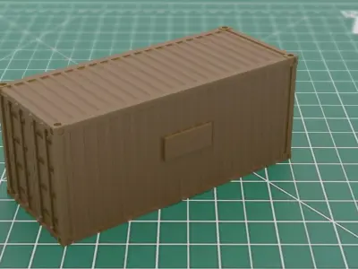ISO Container 3D Print 3MF File 3D print model