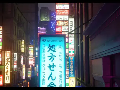 Tokyo Street model 3D model