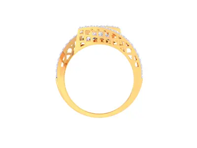 Women Ring  Render 3dm STL OBJ FBX Details 3D print model 154
