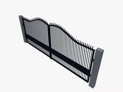Factory Gate 3D model