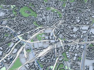 Brno City in the Czech Republic 3D model