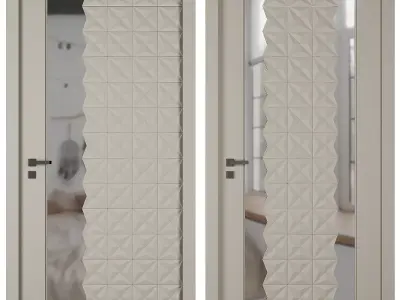 Entrance door set216 3D model