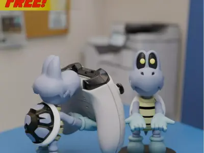 Dry Bones Controller Stand 3D print model