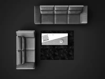 Sofa Set - Preludio Natuzzi Italia 08 3D model