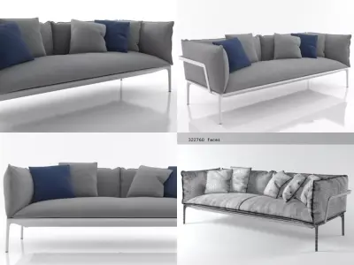 Yale sofa 3D model
