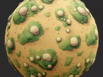 Stylized Ground Seamless Texture Texture 23