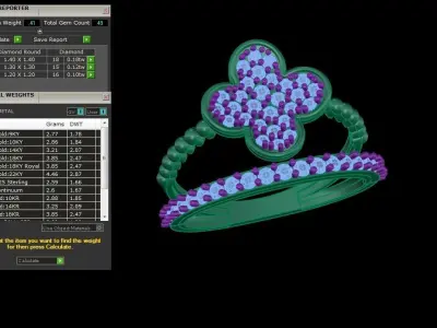 Light Wt Ring - 82 3D print model