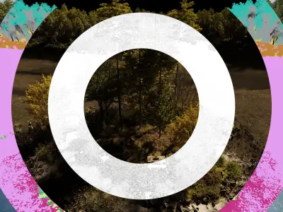 The Island in middle of lake 3D model