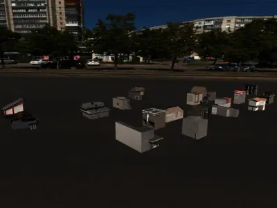 Low Poly House Pack Low-poly 3D model