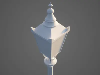 Victorian Lamppost 3D model