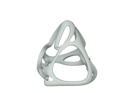 SciFi Cube Object No 64753 Low Poly Shape Low-poly 3D model