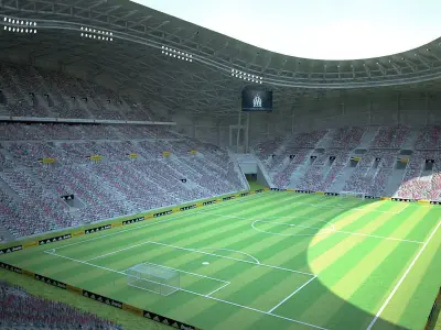 Stade Velodrome Marseille 3D model