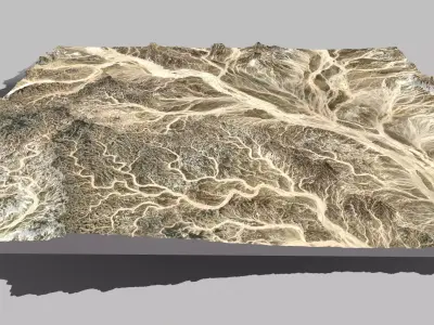  Nakhl Desert Egypt 3D model