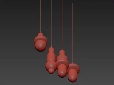 PEBBLES four balls 3D model