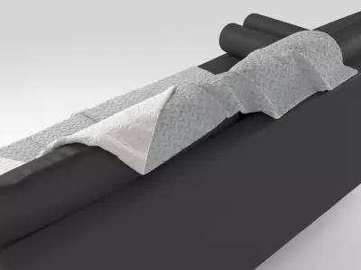 Fabric Blanket 3D Model PBR for Architectural Visualization 3D model