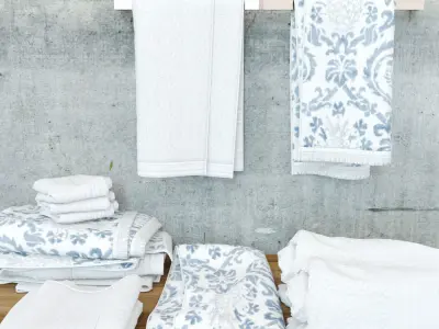 Bathroom accessories ZARA HOME 3D model