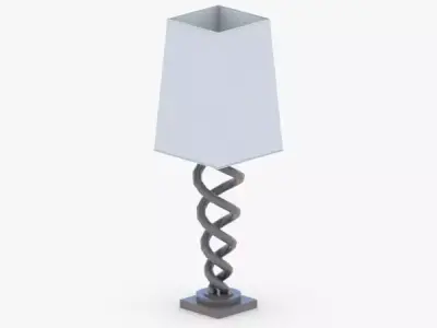 1395 - Table Lamp Low-poly 3D model