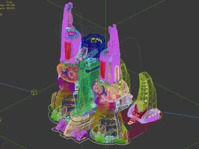 Energy generator 36 3D model