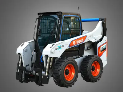 S7X All Electric Skid Steer Loader - Bucket 3D model