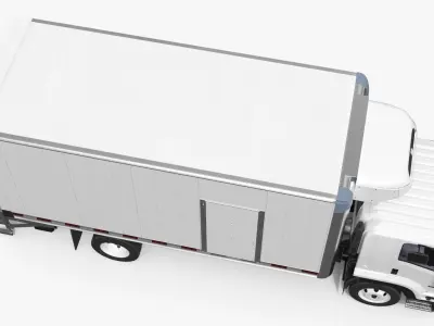  Isuzu FTR Vehicle Cargo Transporter 2025 White Simplified 
