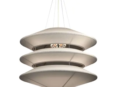 Kyoto Chandelier light 3D model