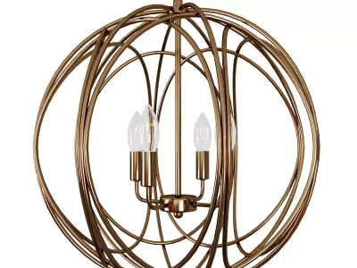 Arbor Lamp Cage 3D model