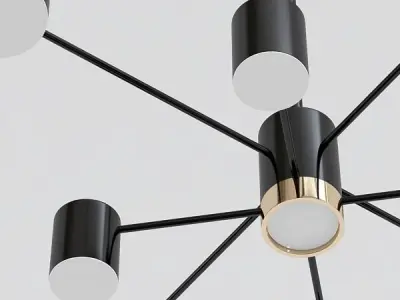 MERILL chandelier with six lights 3D model