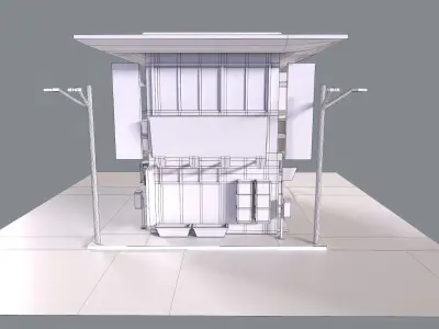 Japanese firm inspect Low-poly 3D model
