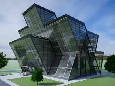 Office building 3D model