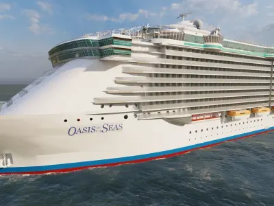 Oasis of the Seas with full interior 3D model