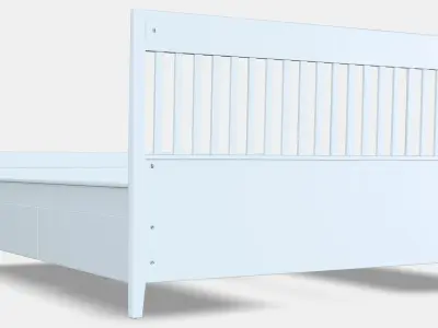 IDANAS Bed frame with storage 3D model