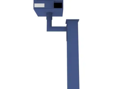 Speed Camera Low-poly 3D model