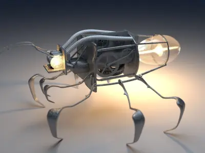 Mechanical Firefly 3D model