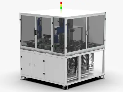 Automatic Mobile Phone LED Assembly Dispensing Testing Equipment 3D model