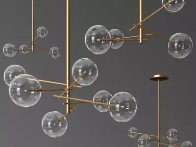 Bolle Gallotti Chandelier 3D model
