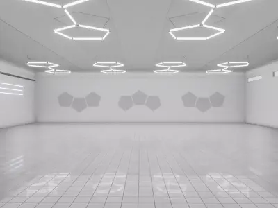 3D SCI-FI ART GALLERY Museum Interior 3D model purchase