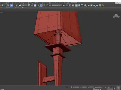 Stanford Sconce Low-poly 3D model