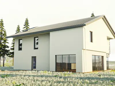 small house Low-poly 3D model purchase