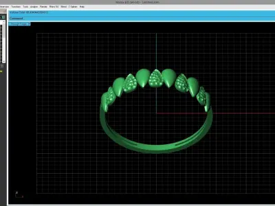Women Ring Fancy Ring Plain light weight STL 3DM Printable 3D print model 18