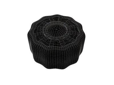 Moon Cake v2 004 Low-poly 3D model