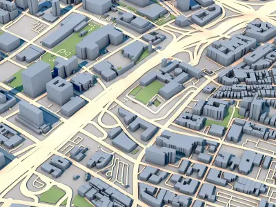 Cathedral of Our Lady of the Angels Los Angesles United States 3D model